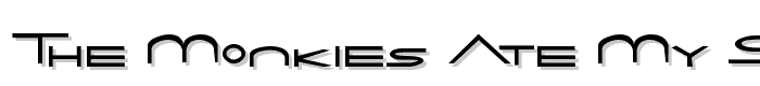 The Monkies Ate My Soul font